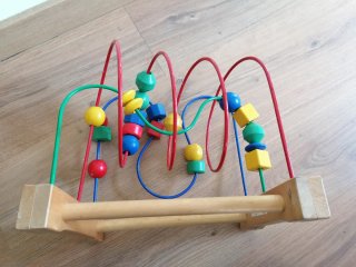 Juego psicomotricidad madera