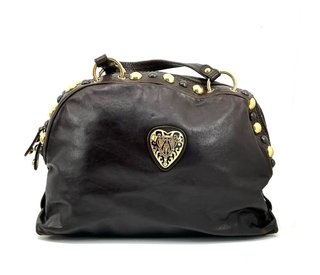 Bolso Gucci Hysteria Cuero Marrón Dorado