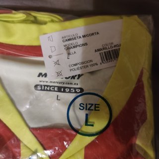 Camiseta Mercury Champions Senyera Talla L
