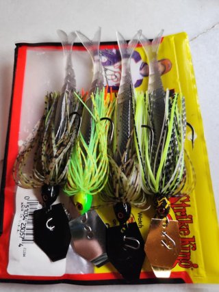 Lote 4 Chatterbaits Montados