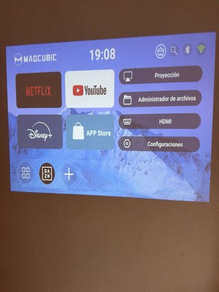 Proyector MAGCUBIC 1080HD Blanco