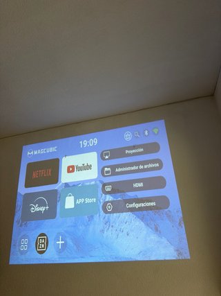 Proyector MAGCUBIC 1080HD Blanco
