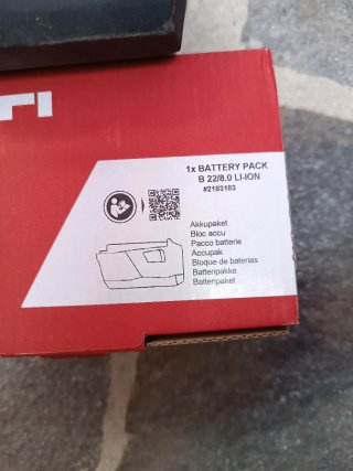 Batería Hilti B 22/8.0 Li-Ion