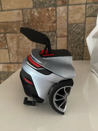 Soporte 3D Llaves Porsche GT3 plateado