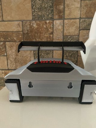Soporte 3D Llaves Porsche GT3 plateado