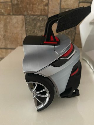 Soporte 3D Llaves Porsche GT3 plateado