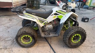Quad 125cc Off-road Verde/Blanco
