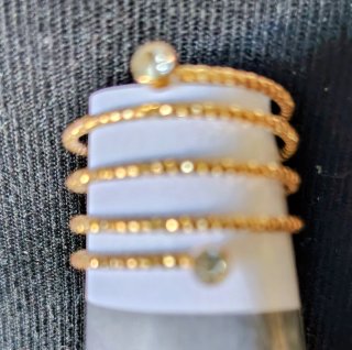 Anillo Dorado Ajustable