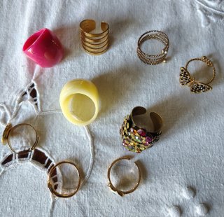 Anillo Dorado Ajustable