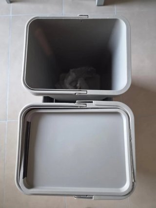 Papeleras bajo fregadero 2 cubos