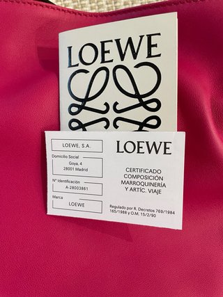 Bolso Loewe Flamenco Knot Pequeño Rosa