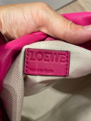 Bolso Loewe Flamenco Knot Pequeño Rosa