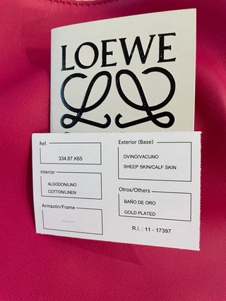 Bolso Loewe Flamenco Knot Pequeño Rosa