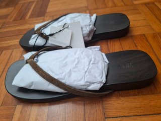 Sandalias nuevas Zara Ante Marrón Talla 37