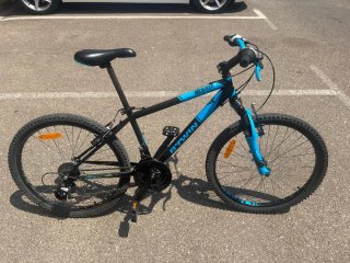Bicicleta Montagna 24 Bambino/a Blu/Nero