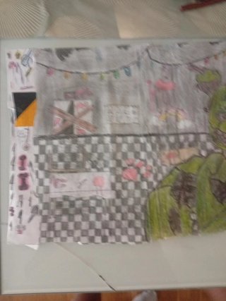 Dibujo original de Springtrap (Five Nights at Fred