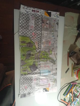 Dibujo original de Springtrap (Five Nights at Fred