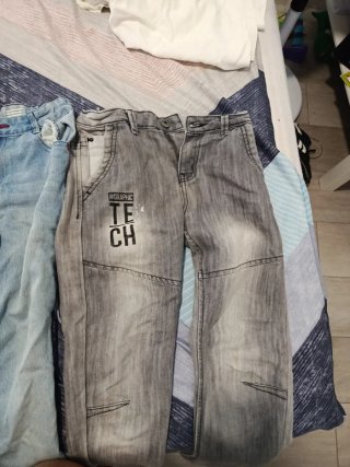4 pantalones vaqueros para niña talla 10