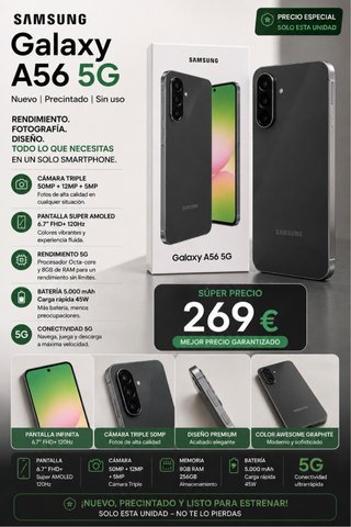 Samsung Galaxy A56 5G 256GB Nuevo