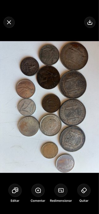 Lote de Monedas Antiguas