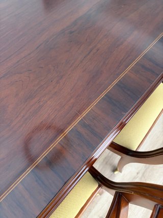 Mesa extensible y 6 Sillas de Comedor Madera