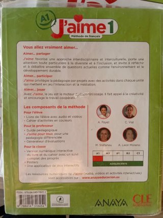 Libro 1 ESO Frances
