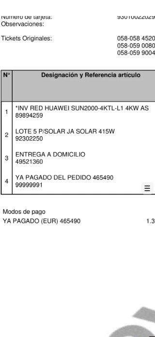 10 Paneles Solares + Inversor Huawei