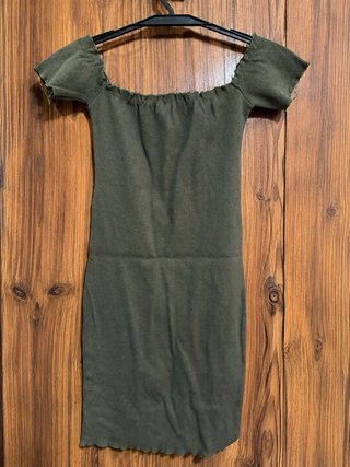 Lote 3 vestidos: mostaza, burdeos y verde