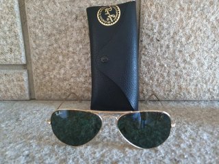 Gafas de sol Ray-Ban Aviator doradas
