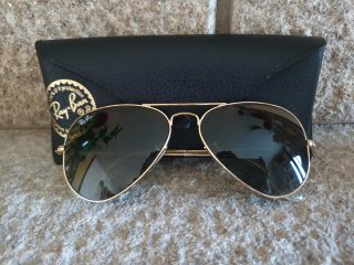 Gafas de sol Ray-Ban Aviator doradas
