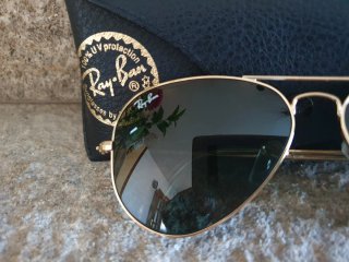 Gafas de sol Ray-Ban Aviator doradas