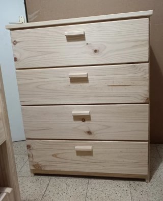 Cómoda de madera Lufe