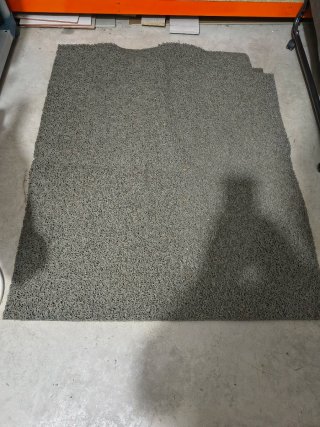 Felpudos PVC Rizo Gris
