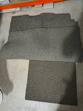 Felpudos PVC Rizo Gris