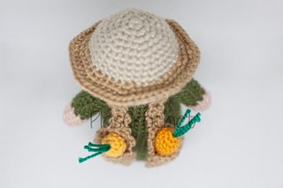 Belén Navideño: Pastor, Burro y Huerto amigurumi