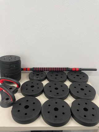 Kit Pesas Entrenamiento Gimnasio 25 kg