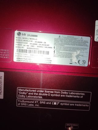 TV LG 37LG6000