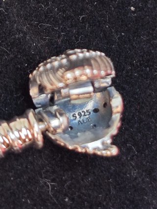 Pulsera Pandora Corazón Plata alas angel 21 cm