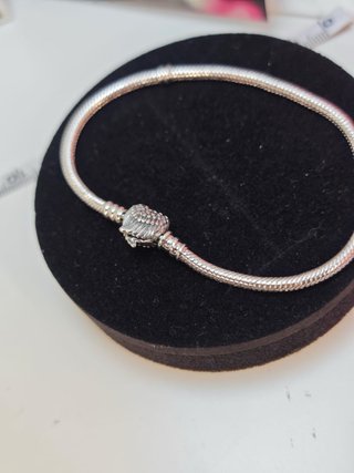 Pulsera Pandora Corazón Plata alas angel 21 cm