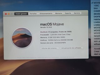 MacBook A1342 2009 Blanco