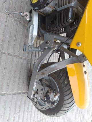 Mine moto de carrera