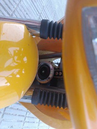 Mine moto de carrera