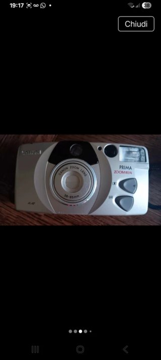 Canon Zoom 85N con scatola e custodia