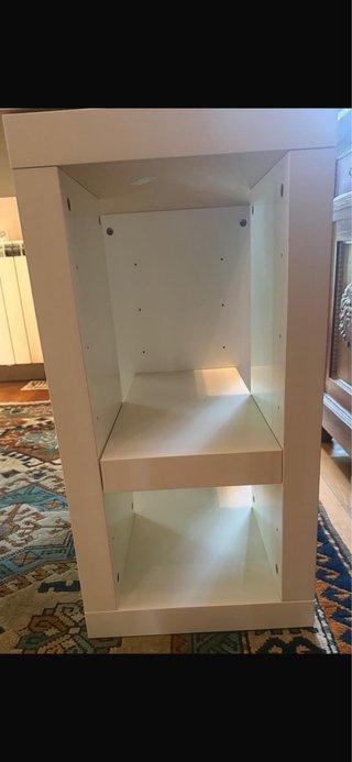 Escritorio Blanco Ikea con Estanterías