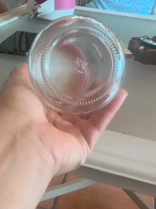 Tarro de cristal antiguo