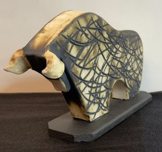 Escultura Toro Ibérico Cerámica