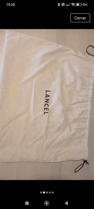 Bolso Lancel Bianca Mediano Piel Serpiente Rojo