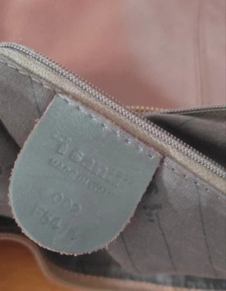 Borsa I Santi vera pelle marrone