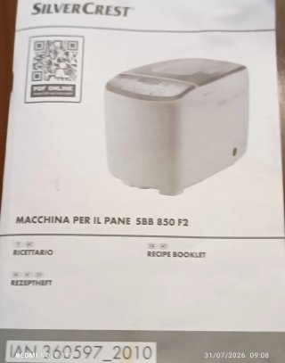 Macchina del pane Silvercrest