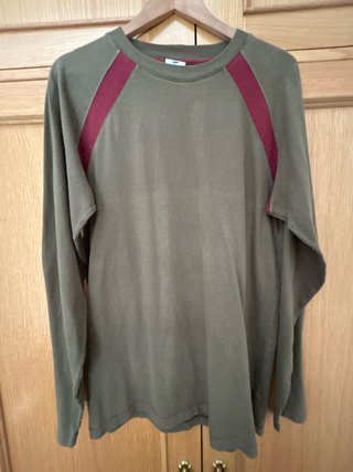 Camiseta Columbia manga larga verde oliva